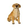 Ubia Sitzender Labrador Retriever x x cm Puppe Figur Ornament Tier Gartendekoration Hund (Klein) 9.8 5.5 9.5 H12259-B