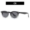 Luxury Brand Designer Small Frame Sunglasses Women For Men Popular Sun Glasses Vintage Punk Shade Rivet Concave Frame Eyeglasses
