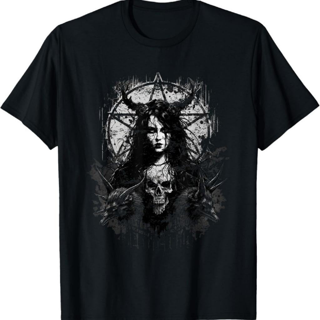 Gothic Ästhetik Satanischer Grunge Dunkle Magie T-Shirt