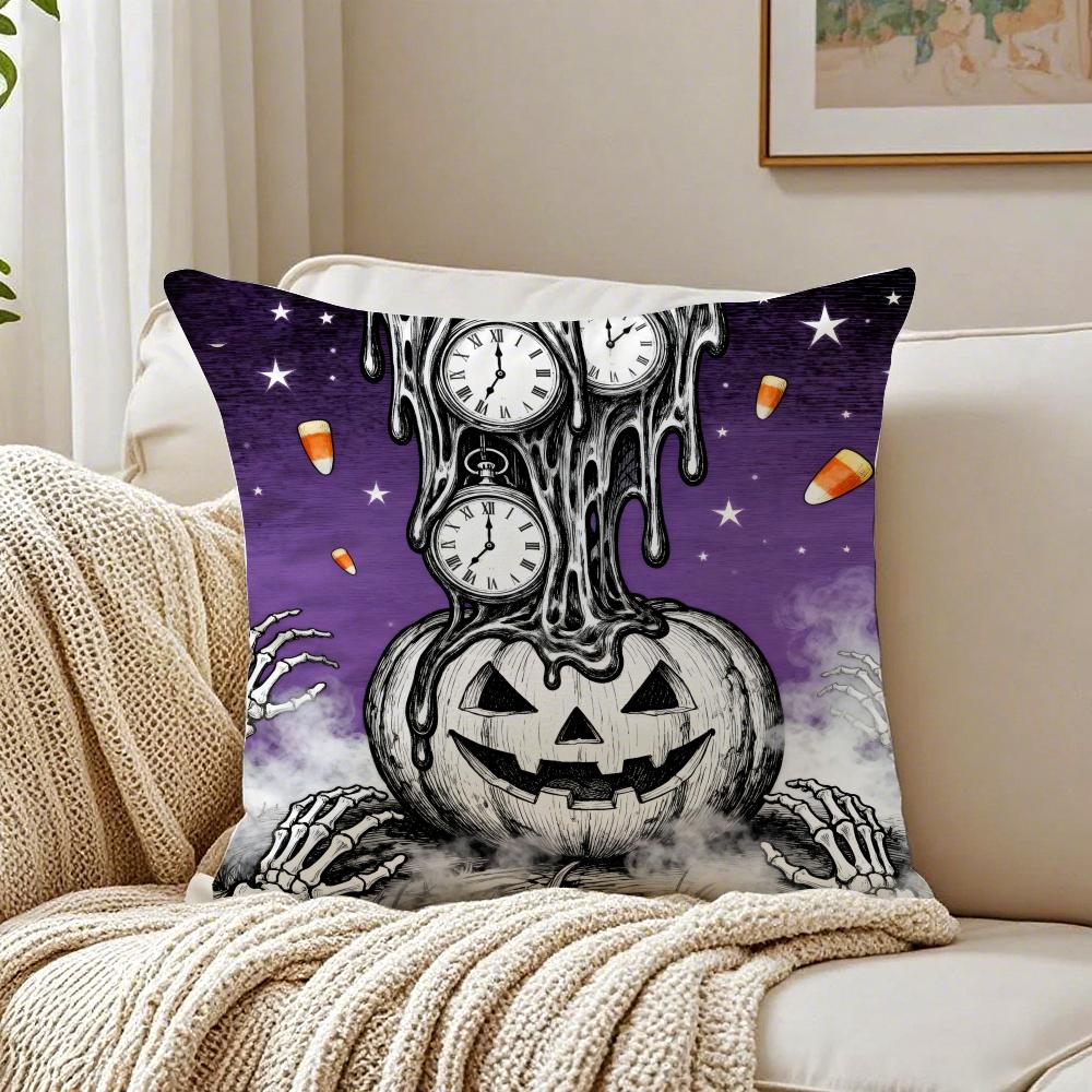 Surreal Halloween Cushion Cover Pillowcase Antidustmite living Room Sofa Decor Cushion Room