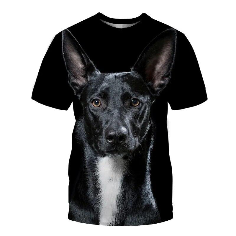 Fashion 3d Dog Printed Tshirts For Men S Tshirt Hip Hop Summer Streetwear Cat T-shirt Funny Casual Short Sleeve Oversized Tops