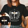 Basgiath War College T-shirt double-side Camicia quarta ala Viola Sorrengail Tee T-shirt da donna T-shirt manica corta Maglietta da libro