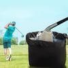 Cleaning Bag Golf Clubs Balls Scratch-Free Deep Groove Cleaner Waterproof Lining Removable Clip Machine Washable Golf Accessory