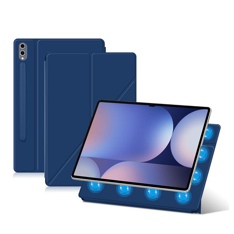 For Samsung Galaxy Tab S11 S10 Lite S9 S8 S7 FE Plus 12.4 11 Magnetic Case for Tab S10 S9 S8 Ultra 14.6 Inch Pencil Holder Cover