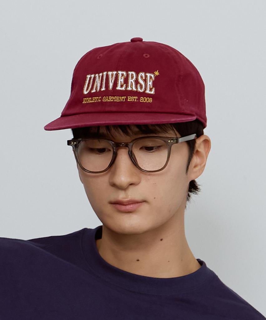 Yunibeoseugameonteu Ug Vintage Logo Cap_Burgundy