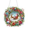 Acrylic Special Shape Christmas 5D DIY Diamond Painting Dots Pendant Diamond Painting Ornaments Diamond Painting Hanging Pendant