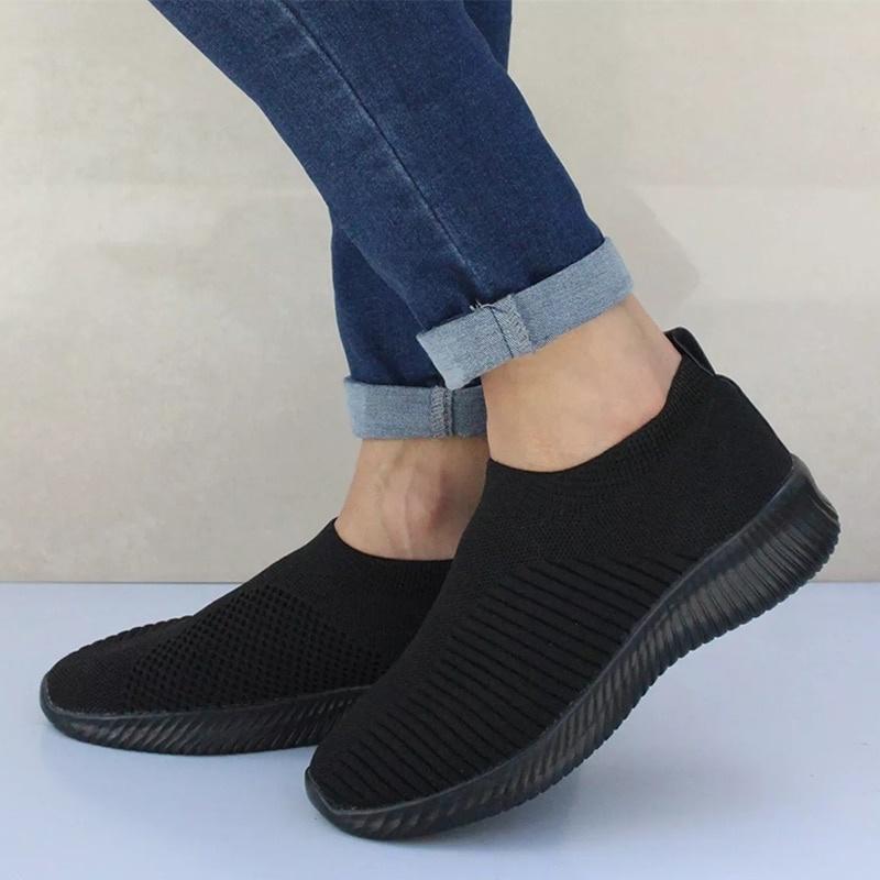 Baskets Femmes Chaussures Vulcanisées Chaussures Plates Plates Baskets Chunky Baskets Chaussettes Femmes Baskets Slip On Tennis Chaussures Femmes Femme