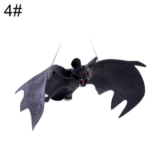 Halloween Artificial Funny Pendant Simulation Bat Haunted House Party Trick Toy