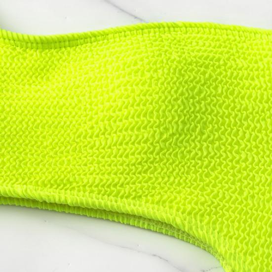 Damskie stroje kąpielowe Kontrastowe kolory Okrąg Jedno ramię Hollow Out Kobiety Monokini na plażę