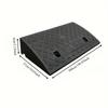 Rampa de Umbral Portátil Duradera de 3–10 cm de Altura, Superficie Antideslizante para Coche, Motocicleta, Silla de Ruedas, Mascotas, Umbral de Puerta, Acceso a Bordillo