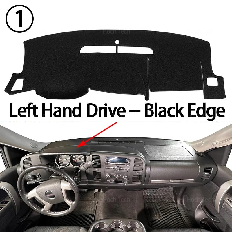 Interior Car Dashboard Cover Dash Mat Board Pad Carpet Dashmat Anti-UV Mats for Chevrolet Silverado 1500 2500 3500 2007-2013