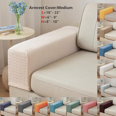 Couch Arm Covers,Sofa Arm Covers Set Of 1 Polyester Stretch - Furniture Protector Washable Armchair Slipcovers