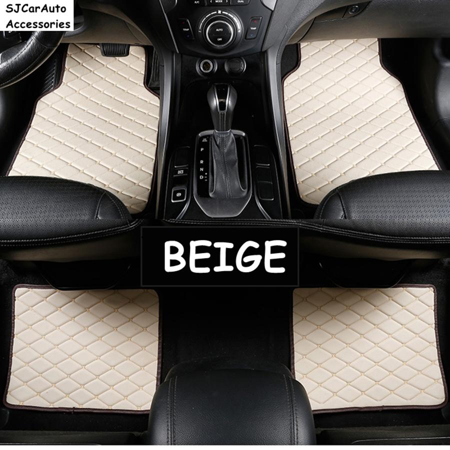 Universal Fit 4PCS XPE Leather Car Floor Mat For Peugeot 206 207 301 307 408 308 308S 508 508L 2008 5008 3008 4008