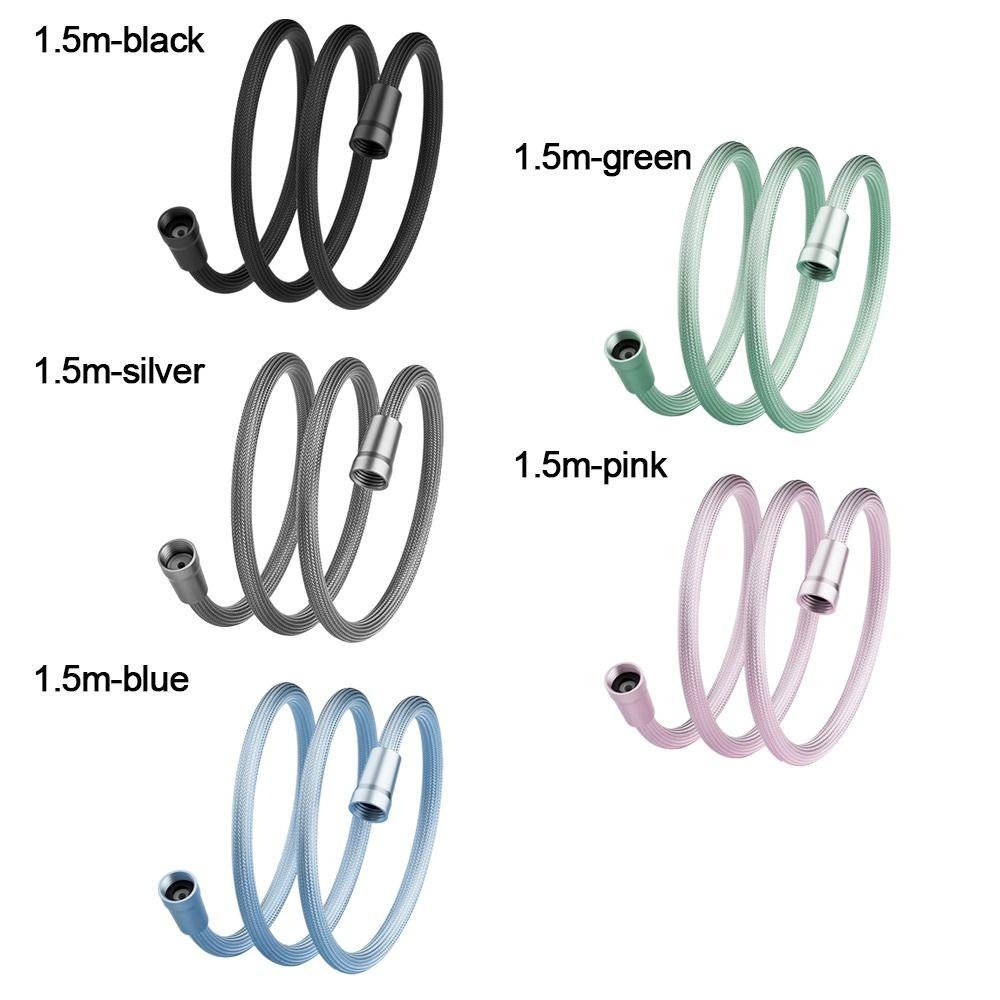 1.5/2 Meter Handheld Shower Hose Universal Interface Anti Winding Shower Tube GI/2 Flexible Bath Shower Nylon Pipe