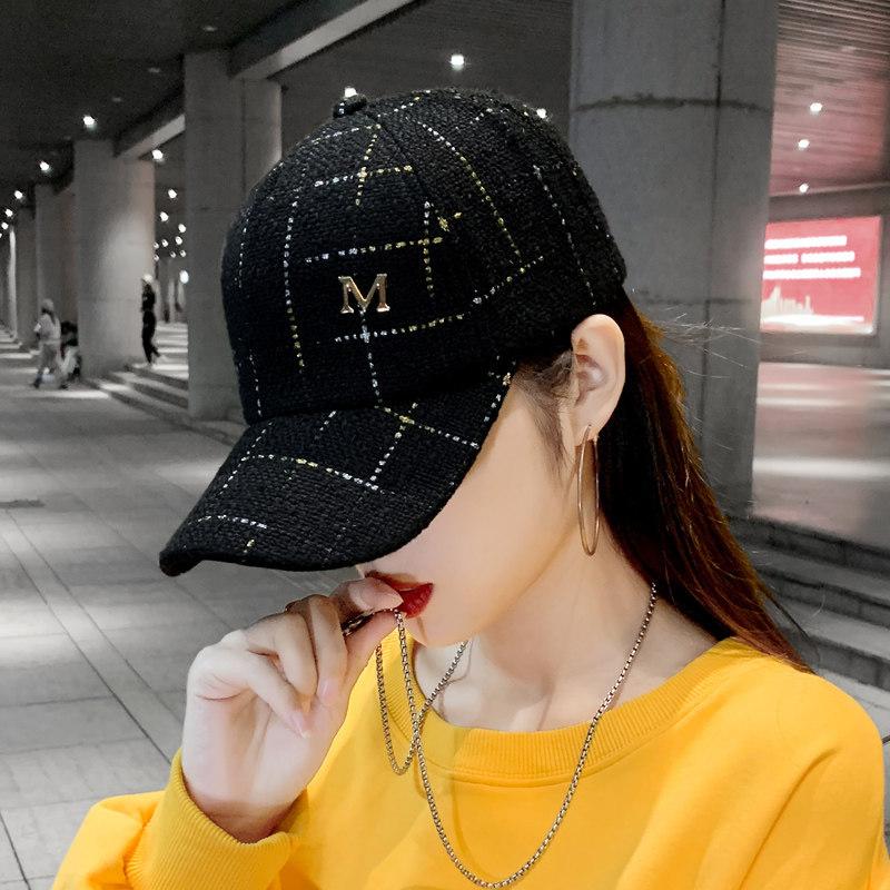 Hat Female trendy brand versatile baseball cap Internet celebrity Xiaoxiangfeng autumn and winter fashion casual ins cap