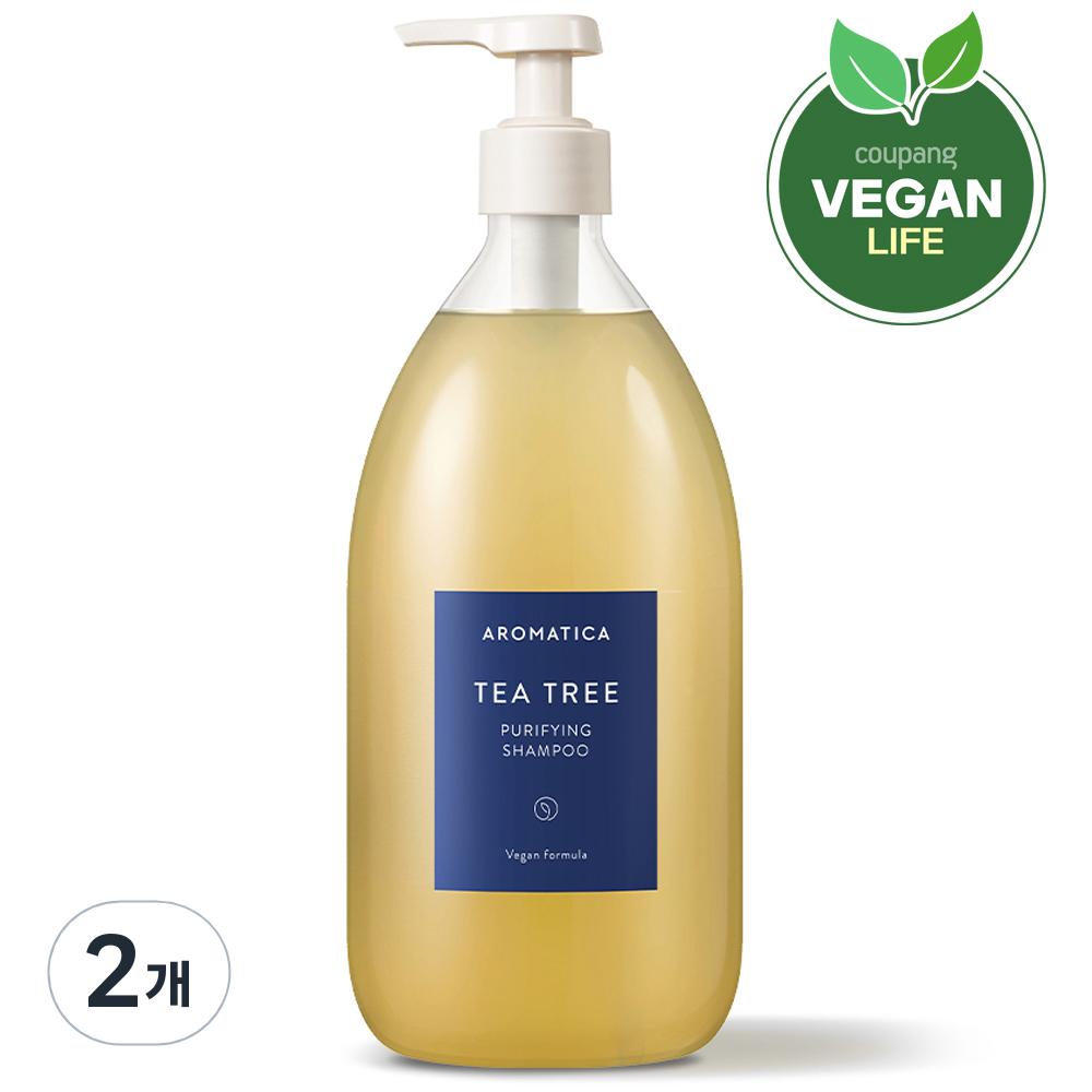 Aromatica Tea Tree Purifying Scalp Shampoo, 1L, 2 ea.