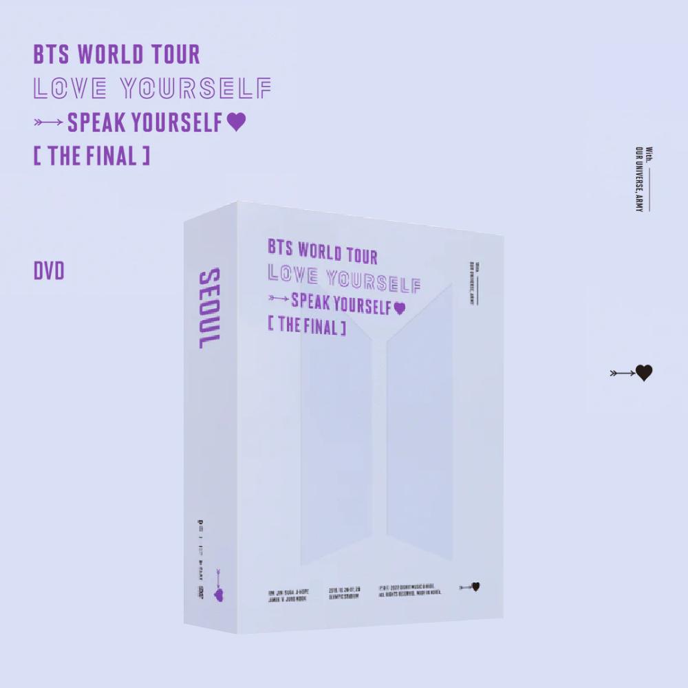 BTS Światowa trasa koncertowa Kochaj siebie: Speak Yourself OSTATNIE DVD SEUL