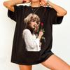 Women Stevie Nicks Tour Tshirt Vintage Concert Tshirt Unisex Cotton Short Sleeved Street Wear Casual Short Sleeved Shirt