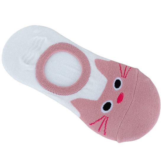 Naiste Nähtamatud puuvillased sokid No Show Libisemiskindlad Loafer Liner Low Cut Animal