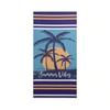 1 Pièce Bandeau pour Cheveux en Microfibre Motif Paysage Loup Cocotier Serviette de Plage Alpinisme Yoga Plage Natation Sports de Bord de Mer