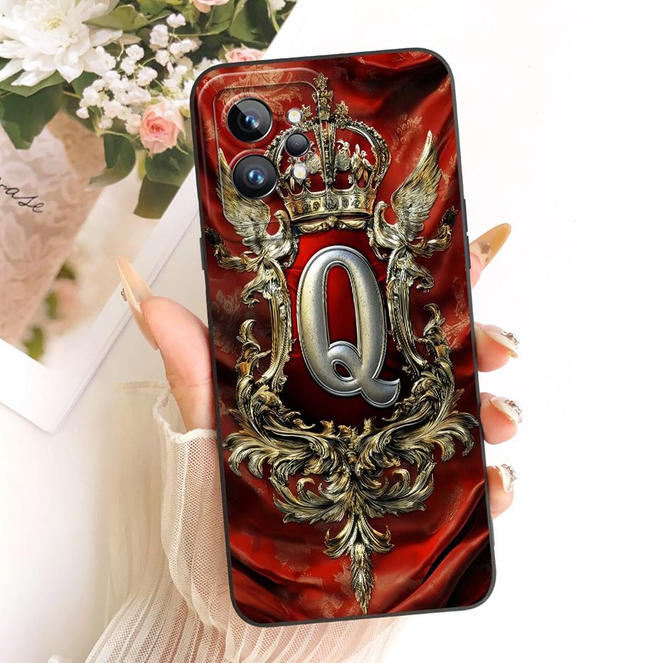 For Realme GT2 Pro Case RMX3301 Cool Crown Letters Cover Soft TPU Phone Case For Realme GT Neo 2 RealmeGT2 Pro GT2 Fundas Bumper