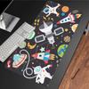 Astronaut Large Gaming Mousepad Gamer Speed Accessories Keyboard Pads Anti-slip Computer Mouse Pad Locking Edge Mouse Mat XXL