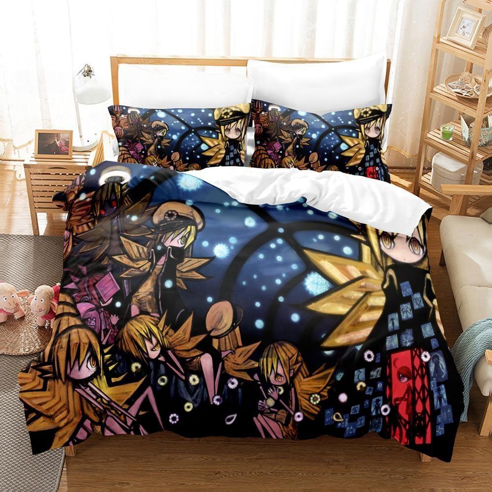 Mode 3D Print Anime Monogatari Series Beddengoed Set Eenpersoons Twin Volledig Queen King Size Bed Set Volwassene Kind Slaapkamer Dekbedovertrek Sets