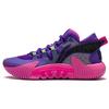 Li Ning Reverse Five 2 Low Badfive Tactical Basketball Shoes Men Basketball Shoes Purple Pink ABFS003-1