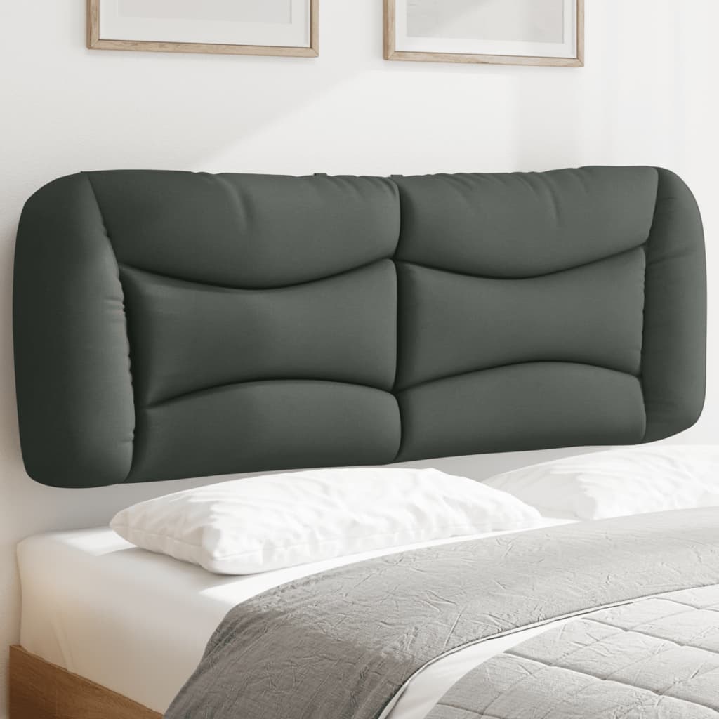 Vidaxl Headboard Cushion, Dark Gray, 140 Cm, Fabric