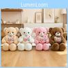 Love Heart Bear Plush Toy With Soft Pp Cotton For Gift Giving And Bed Decoration