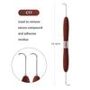 7Pcs/Set Dental Resin Filler Set Plastic Dresser With Silicone Handle Aesthetic Restoration Kit For Resin Knife Spatula Tool