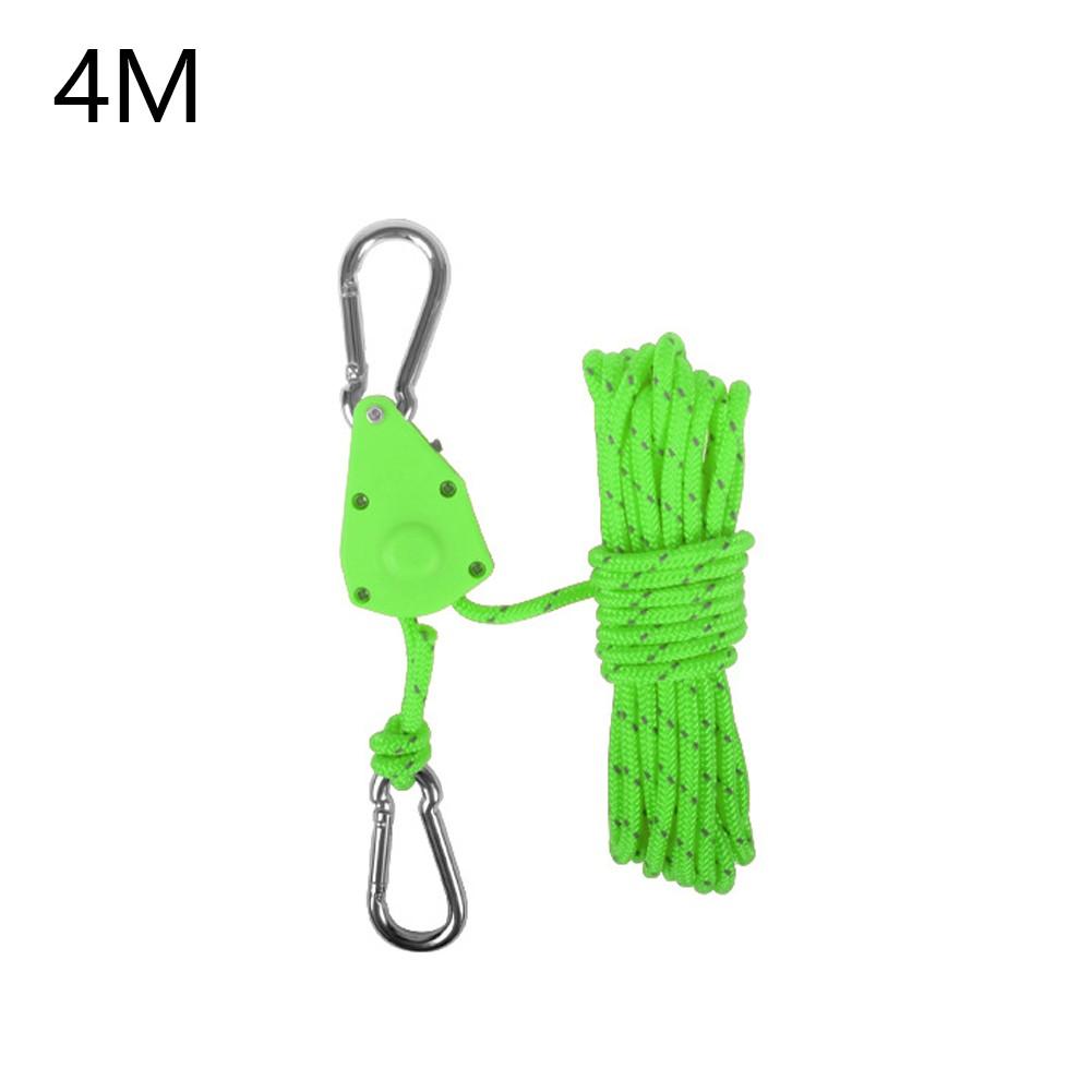 Poulie de tente à cliquet en acier inoxydable et nylon, 100 g