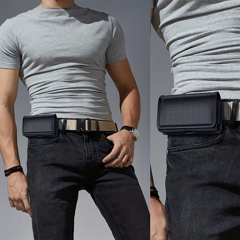 Cartera larga monedero para cinturón para hombre