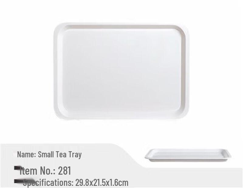 Food Grade Melamine Rectangular Serving Tray