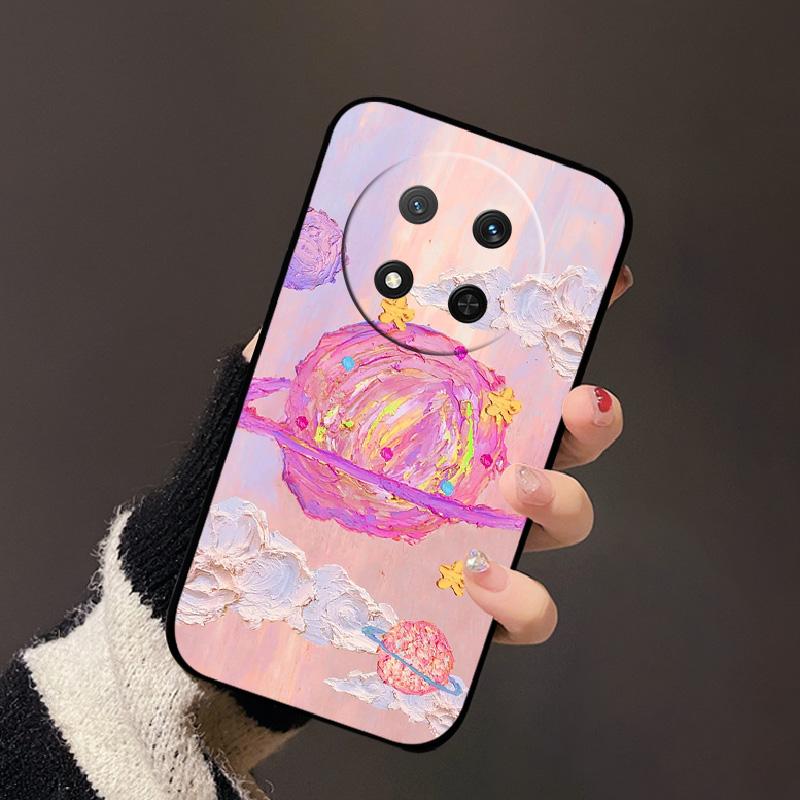 Für Honor Magic7 Lite 5G Modefarbe Bemalt Luxuriöse Weiche Silikon-Handyhülle Für Huawei Honor Magic7 Pro Hüllen Magic 7 Abdeckung
