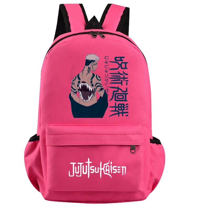 Anime Jujutsu Kaisen Rucksack für Jungen Mädchen Leichte Taschen Hildren Zurück zur Schule Schultasche Student Kawaii Rucksack