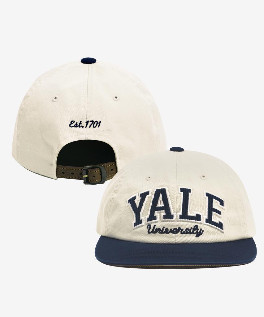 YALE Two-Tone Arch Multicolor Snap Cap_Ivory