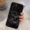 Gothic Cyber Sigil Cross Phone Case Silicone Soft For IPhone 17 16 15 14 13 12 11 X XR Plus Pro Max Plus