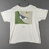 Vintage Nature Bird Art Tee; 90s Style; Men’s Friends Parks Shirt Medium Unisex T-Shirt