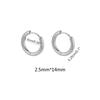 10Pcs Stainless Steel Hoop Earring Women Earring Men Punk Hiphop Gifts Fashion Jewelry Gift Piercing Earring