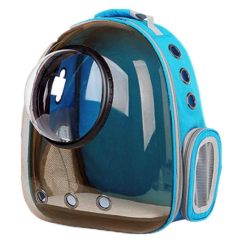 Sac pour chat sac portable capsule spatiale sac à dos pour animaux de compagnie cage à chat double épaule sac d'école transparent pour chat fournitures pour chien chat