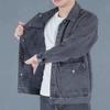 2023 Frühling/Sommer Herren Loose Denim Workwear Jacke - Große Größen, Trendige Herbstmode