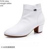 Fashion Autumn Winter Boots Women Ankle Boots Shoes Woman Fashion Wedges Heels Woman Boots High Quality Leather Shoes Female Zip