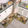 Hot Rooster Print Kitchen Mat Farmhouse Laundry Rug Carpet for Living Room Decor Lounge Area Nonslip Floor Mat Entrance Doormat