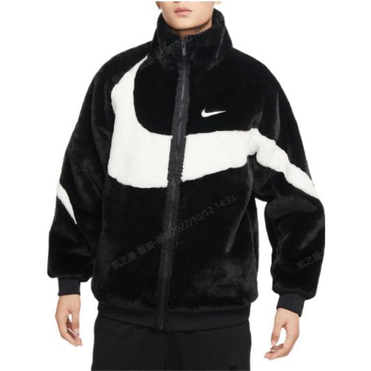 Nike Pánská bunda s velkým Swooshem Černá FB7664-010