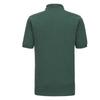 Russell Camisa Polo Masculina de Manga Curta com Gola e Punhos Ondulados