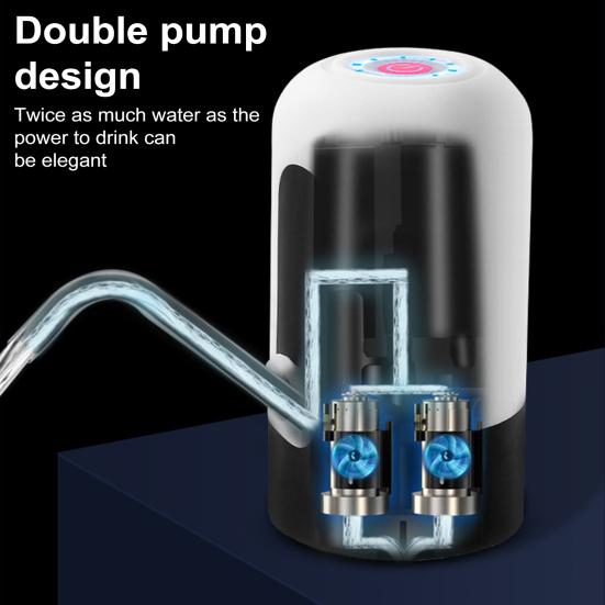 Water Pump for Kids Water Play Table Portable Rechargeable Battery-Operated Pump Continuous 2-Hour Operation Toddler Activity Table Accessory Summer