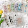Nail Art Piece Fake Nail Storage Book Double Buckle 3 Holes Card Clip Display Board Diy Simple Album Storage Book