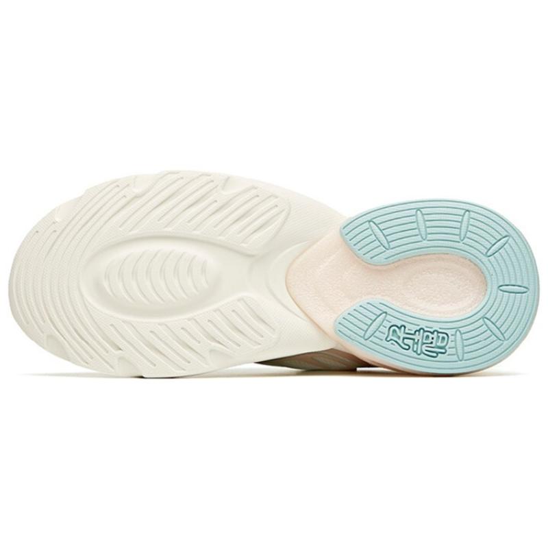 Anta Millennium 2.0 Cushioning Anti-Slip And Wear-Resistant Low-Top Chunky Sneakers White Pink Blue Sneakers 122128896-5