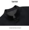 Men's Double-Sided Wool Zhongshan Suit Jacket - Stand-Up Collar, Casual and Versatile for Autumn/Winter